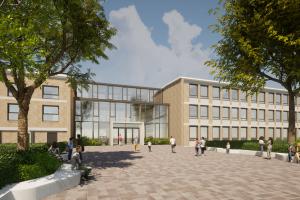 Vernieuwing Bonhoeffer College locatie Van der Waalslaan in Enschede